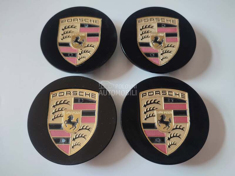 Čepovi za alu felne crni 76mm za Porsche Cayenne, Cayman, Panamera