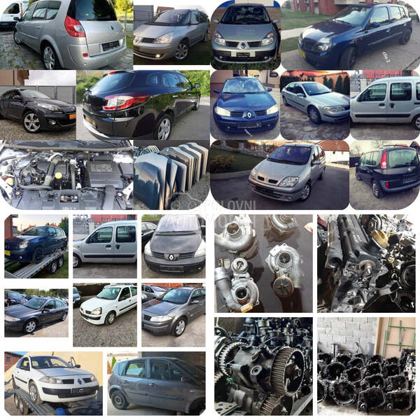 Delovi za Megana 3 i za za Renault Clio, Espace, Grand Espace ... od 2008. do 2013. god.
