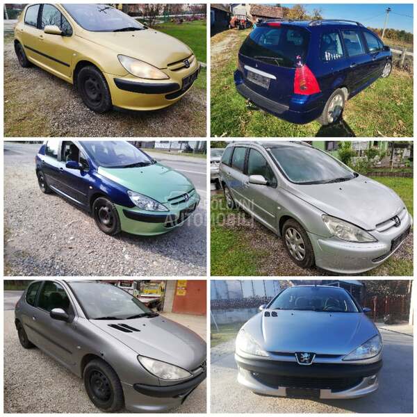Peugeot 307 I 206 -  kompletan auto u delovima