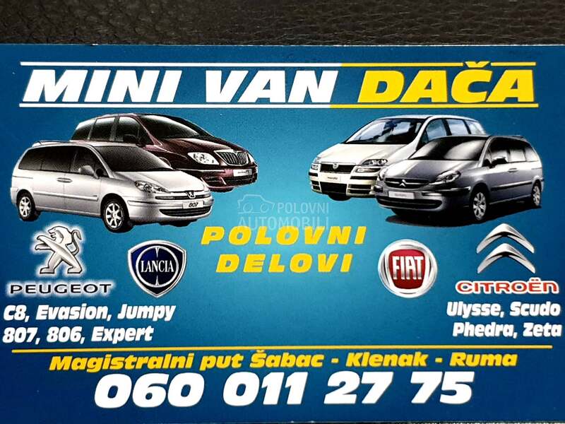 Peugeot 806 HDI 2001. god. -  kompletan auto u delovima