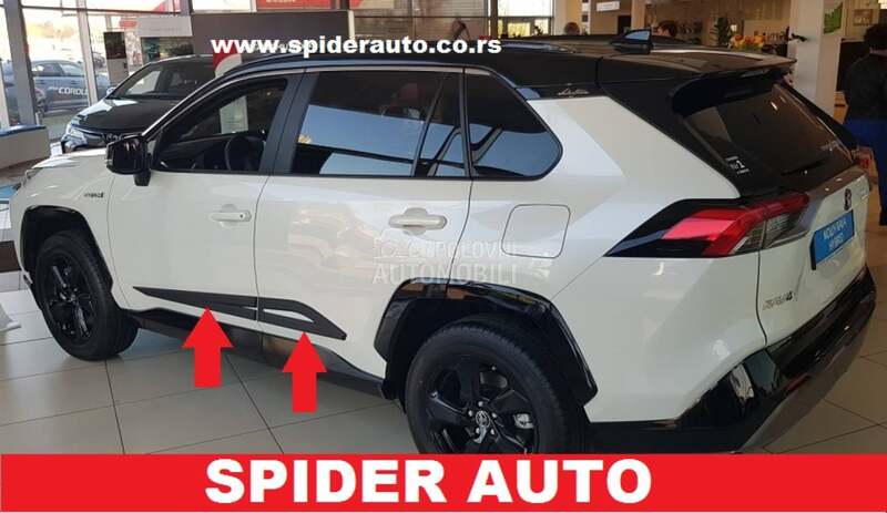 Zaštitne lajsne za vrata za Toyota RAV 4 od 2018. do 2020. god.