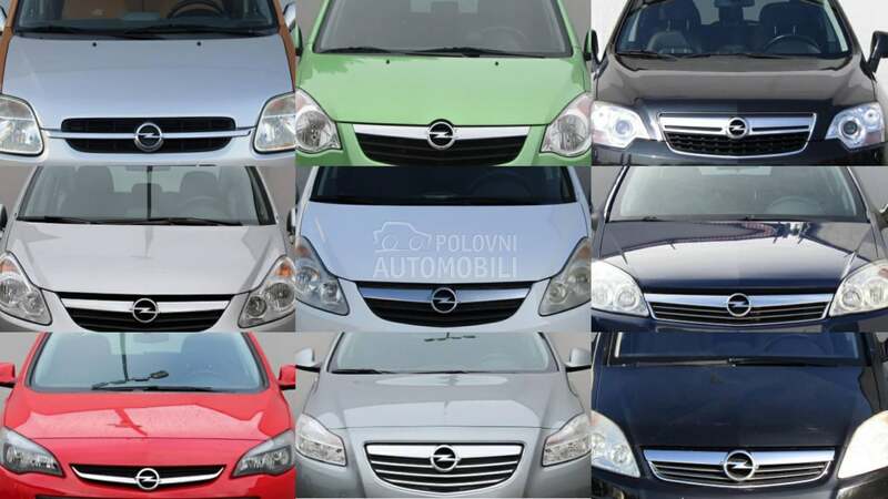 Haube za Opel Combo, Zafira, Agila ... od 2000. do 2024. god.