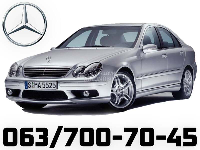 Delovi za Mercedes Benz C Klasa 2000 - 2019. god.