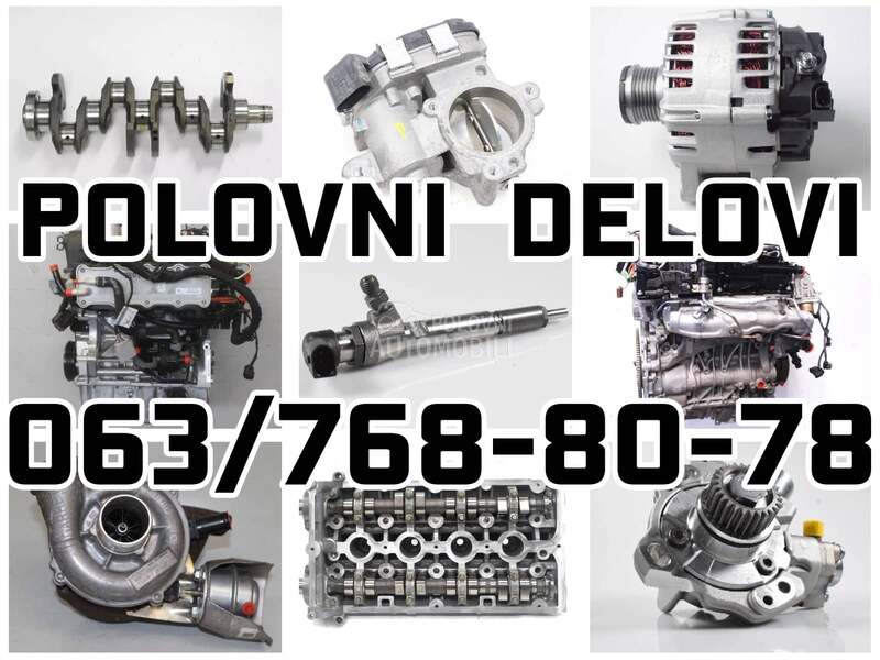 POLOVNI delovi za Volkswagen Caddy, Tiguan, Touran ... od 2000. do 2014. god.