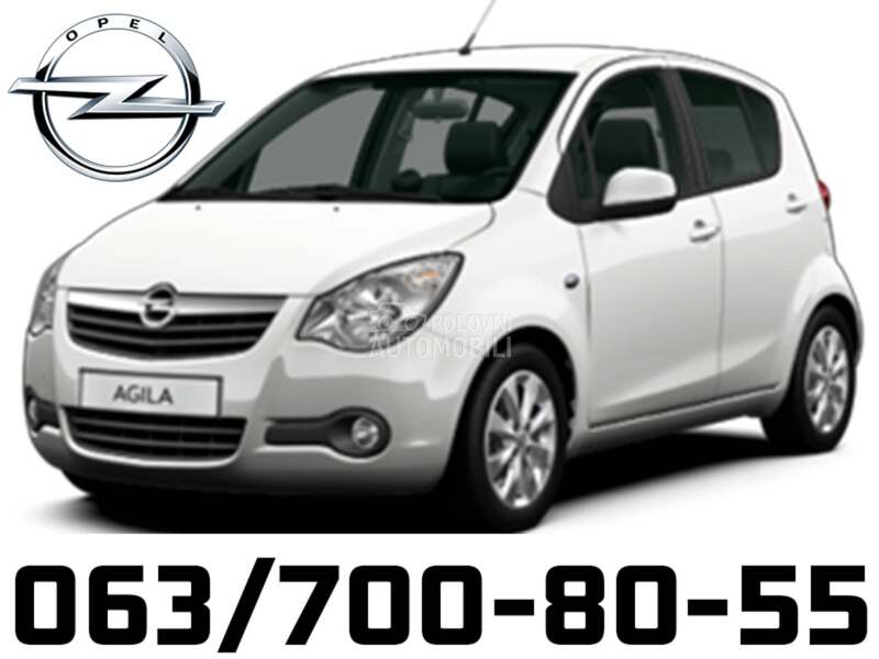 Delovi za Opel Agila 2001 - 2018. god.