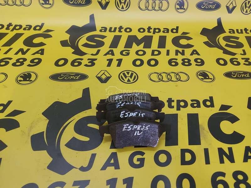 Pločice zadnje skoro nove za Renault Espace od 2003. do 2008. god.