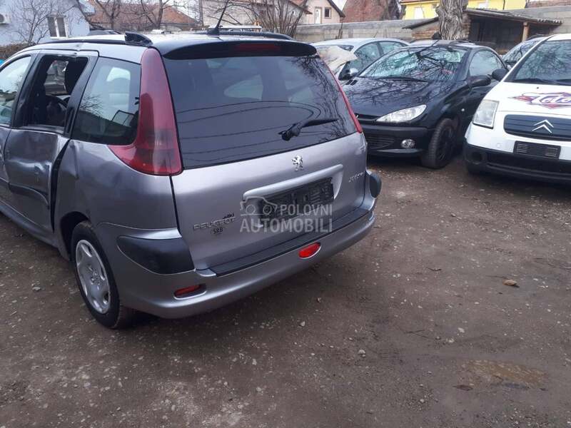 staklo gepek vrata karavan za Peugeot 206 od 2001. do 2009. god.