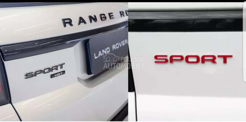 natpis SPORT za Land Rover 