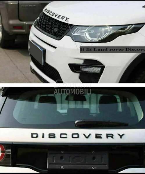 natpis DISCOVERY za Land Rover 