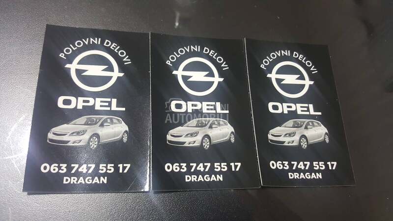 Polovni delovi za Opel Astra G, Astra H, Astra J ... od 2000. do 2018. god.