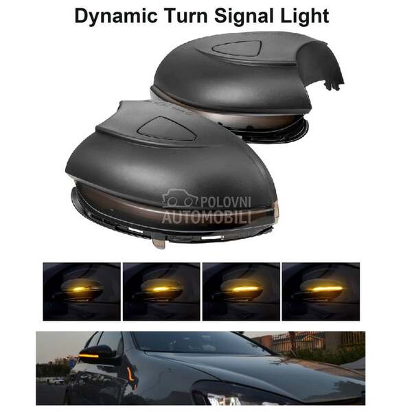 LED DYNAMIC MIGAVCI RETROVIZOR za Volkswagen Touran, Golf 6, Ostalo