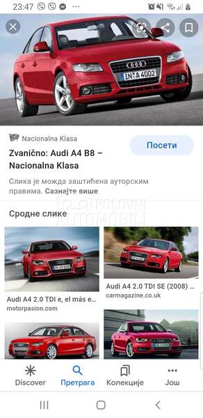 Audi A4 2010. god. -  kompletan auto u delovima