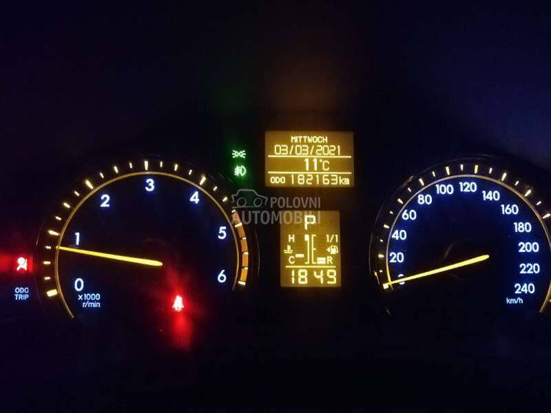 Kilometar sat za Toyota Avensis od 2009. do 2015. god.