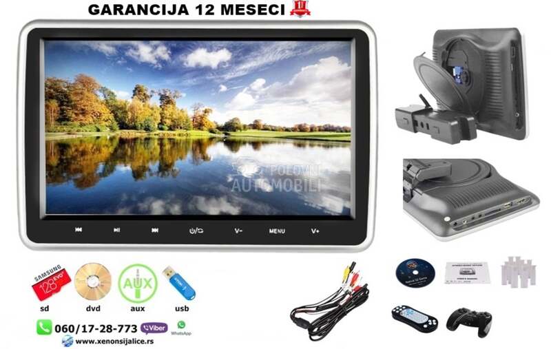 Multimedija monitor za decu dvd usb sd 10 inca  