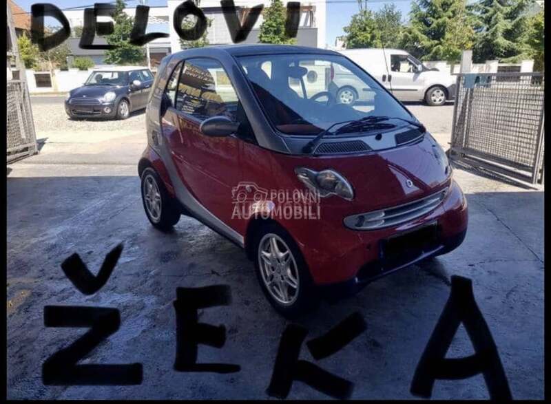 kompletan auto u delovima za Smart ForTwo od 1998. do 2007. god.