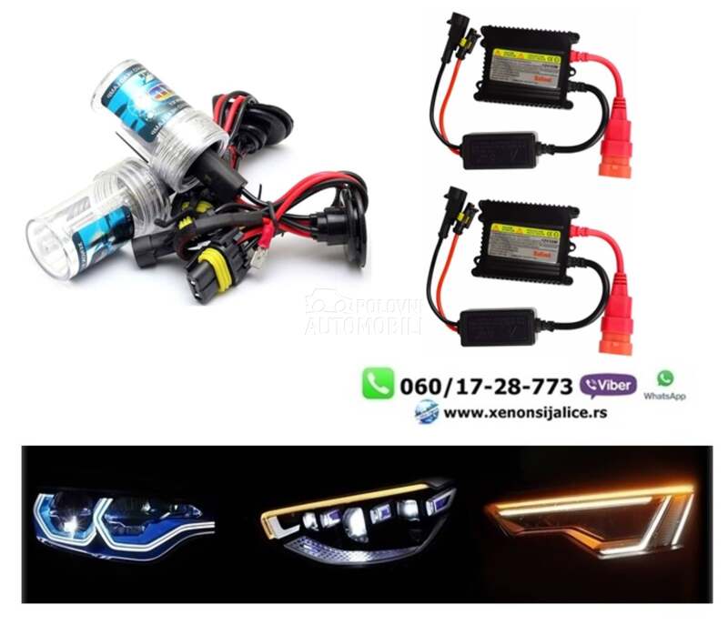 Xenon komplet set dc h3 6000k ksenon  