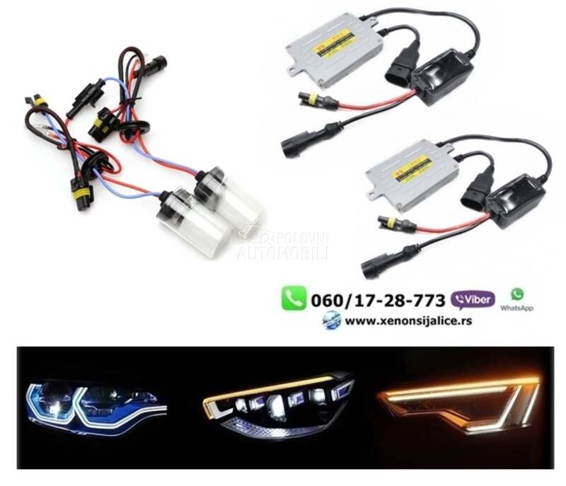 Xenon komplet set h8 6000k ksenon  
