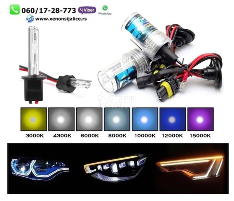 Xenon sijalica dc h3 6000k ksenon  