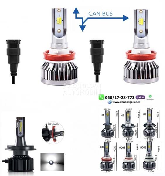 H9 led sijalice model skyline kan bus  