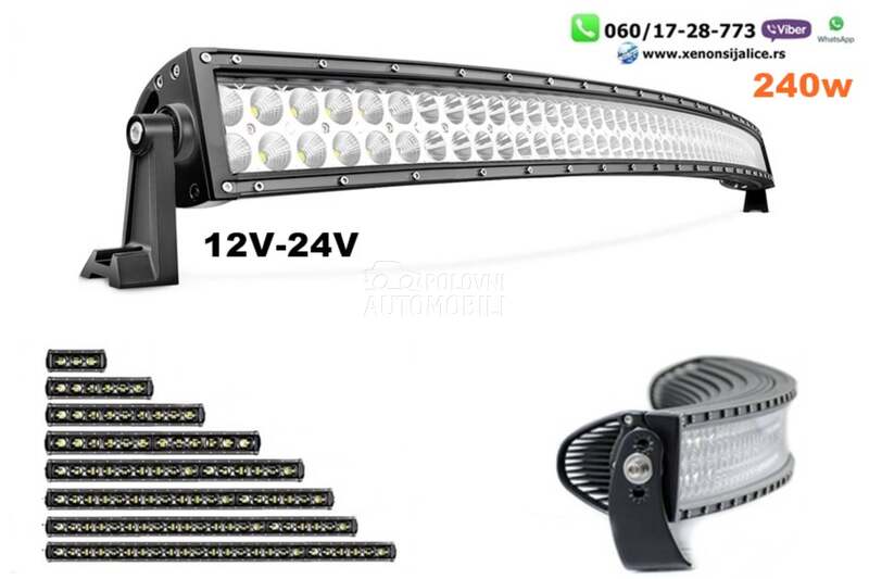 LED BAR KRIVI 105CM 240W RADNI FAR WORKING LIGHT  