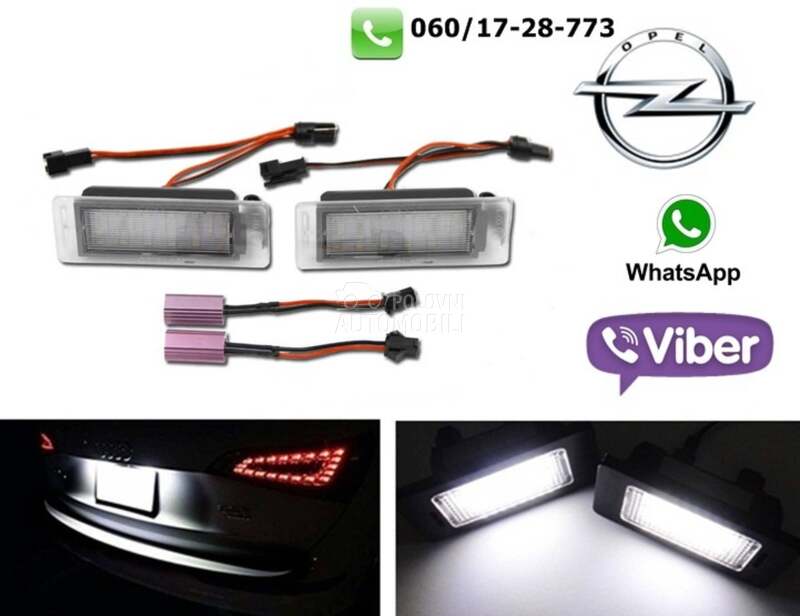 Led svetla za tablicu model 2 za Opel 