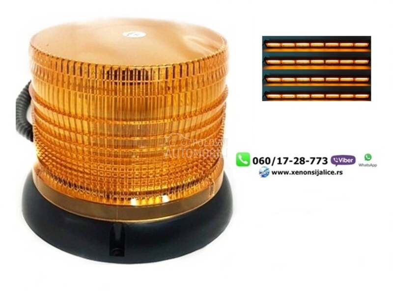 Led rotacija 14cm x 12cm zuta  