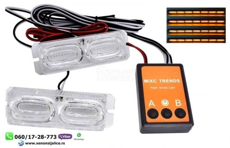 Led blinkeri 7cm x 3cm zuti  