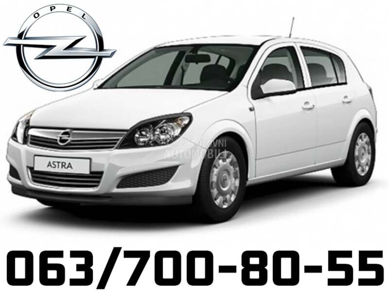 Delovi ostali za Opel Tigra, Meriva, Astra G ... od 2010. do 2018. god.