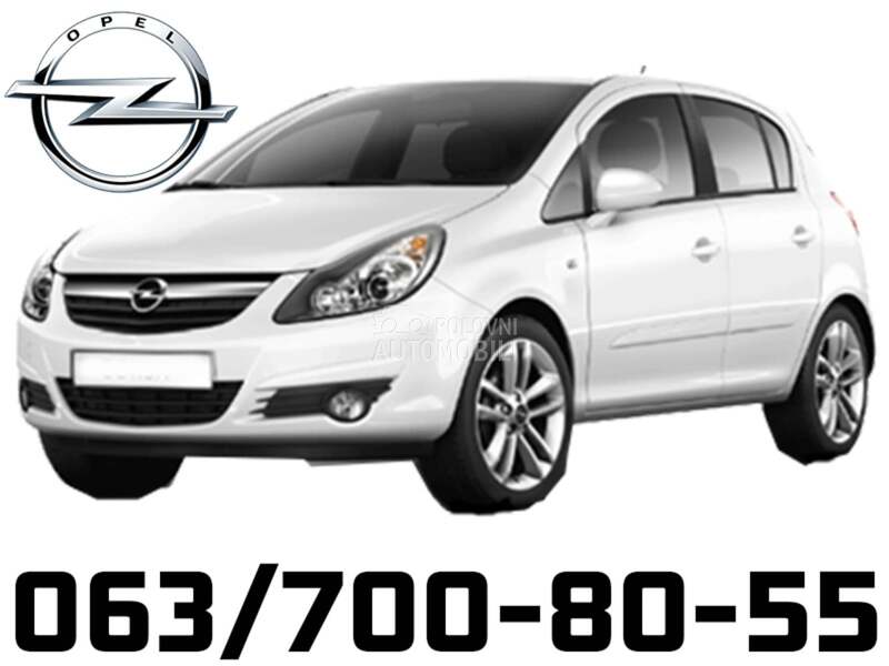 Delovi razni  1.0 1.2 za Opel Agila, Corsa C, Corsa D od 2004. do 2014. god.