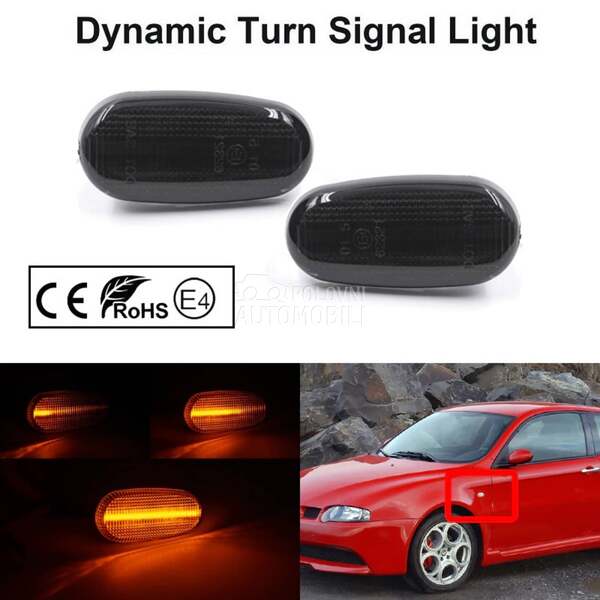 LED BOCNI DYNAMIC MIGAVCI za Alfa Romeo 147, GT, MiTo ...