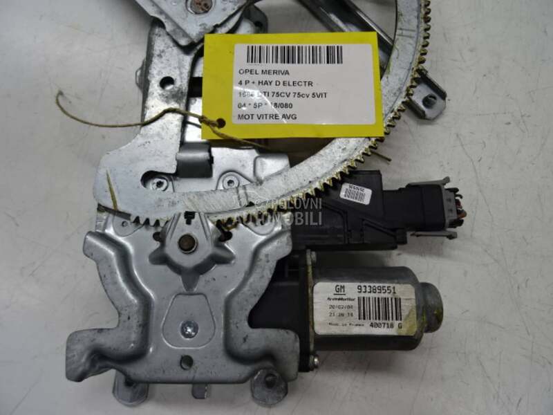 Elektro podizač prozora za Opel Meriva od 2003. do 2010. god.