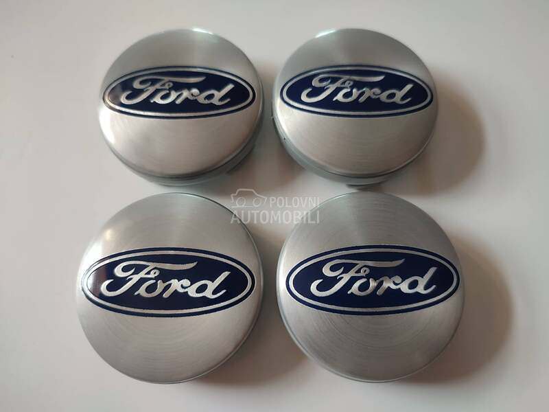 Čepovi za alu felne 54mm sivi za Ford Mondeo, Focus, Fiesta
