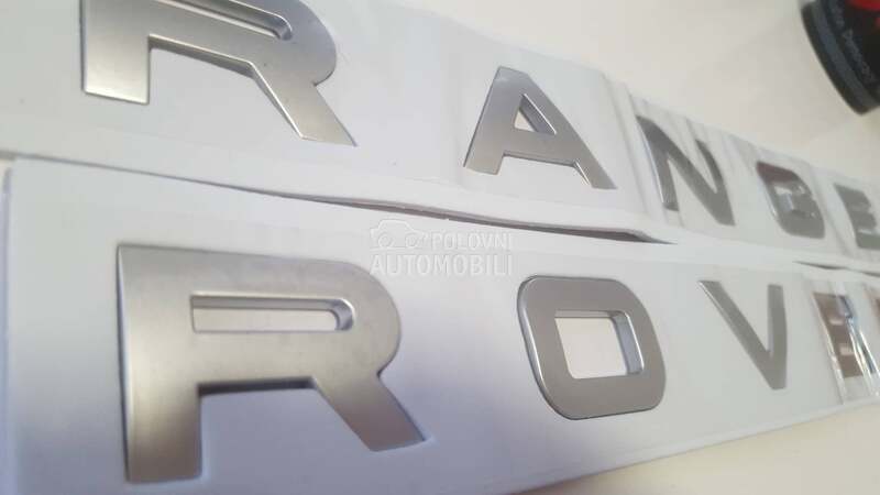 natpis za Land Rover Range Rover