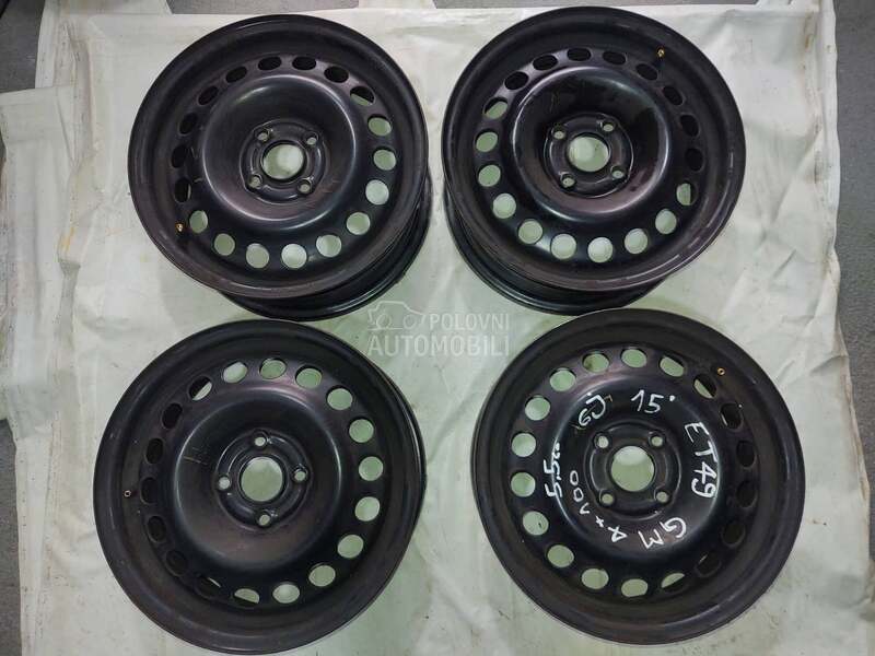 Čelične felne GM 15" 4 x 100