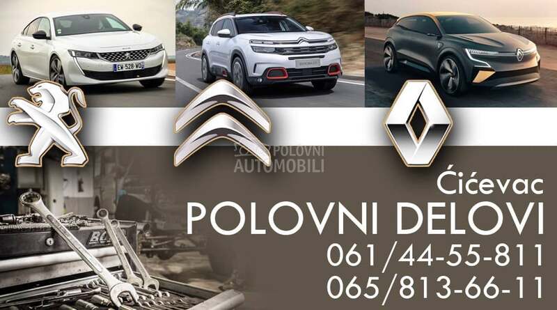 POLOVNI DELOVI ZA PEZO za Peugeot 206, 306, 307 ... od 2000. do 2010. god.