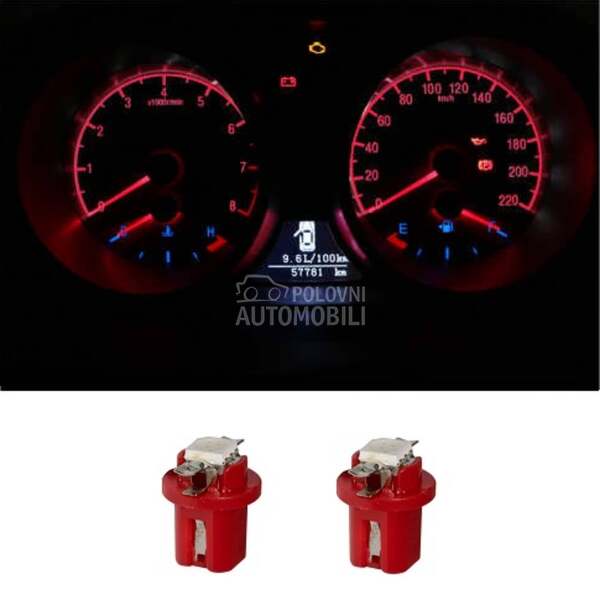 LED SIJALICE B8.3 CRVENE  