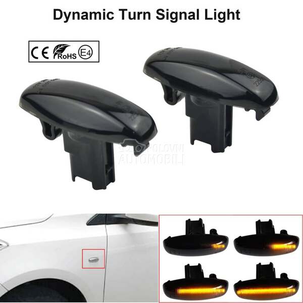 LED BOCNI DYNAMIC MIGAVCI za Toyota Yaris, Ostalo