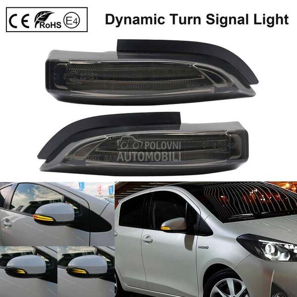 LED DYNAMIC MIGAVCI RETROVIZOR za Toyota Auris, Camry, Corolla ...