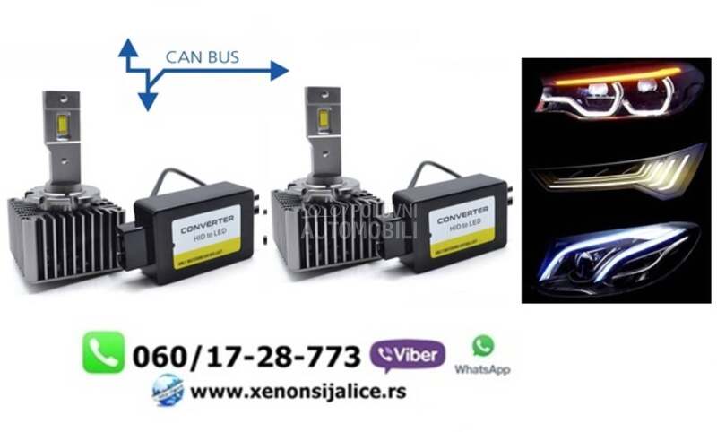 D8s led sijalice model skyline kan bus  