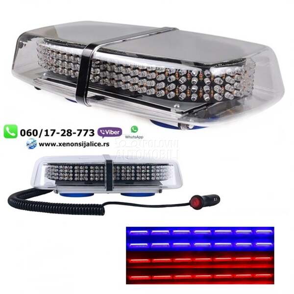 Led blinker 30cm x 8cm crv pla  