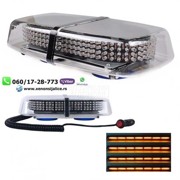 Led blinker 30cm x 8cm zuti  