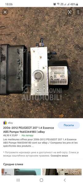 abs centrala za Peugeot 206
