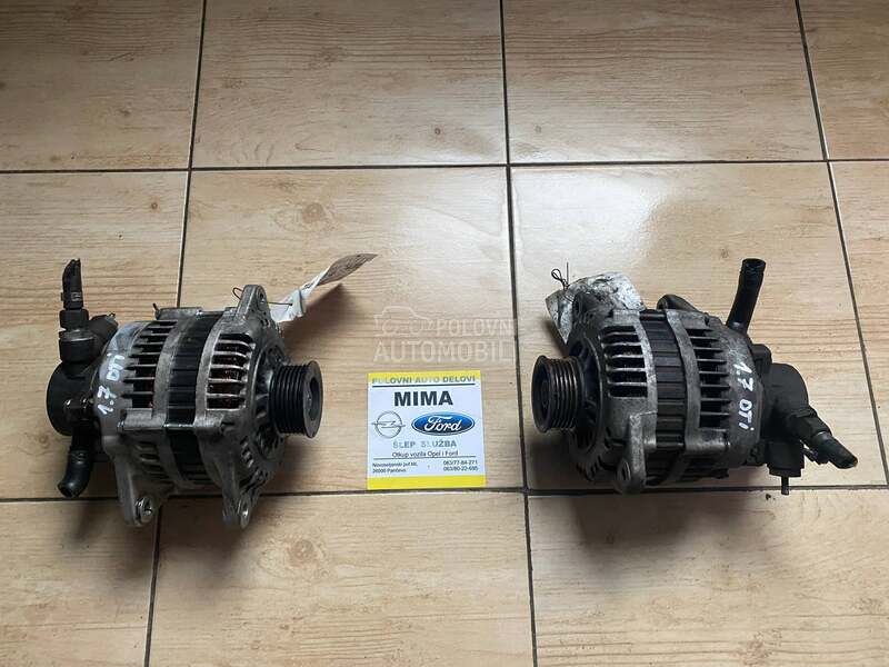 Alternator 1.7DTI za Opel Astra G, Corsa C, Meriva