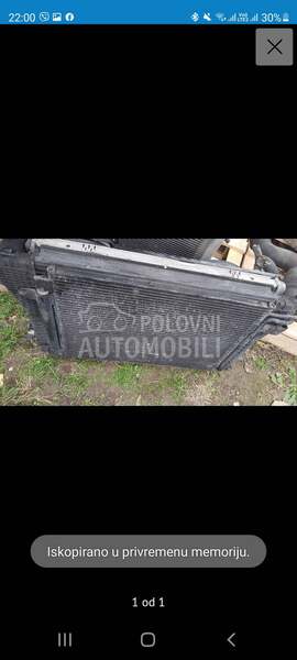 hladnjak vode i klim2 za Toyota Corolla od 2000. do 2006. god.