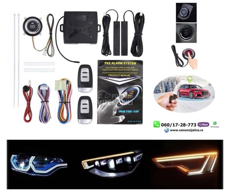 Start stop sistem za startovanje motornog vozila daljinski  