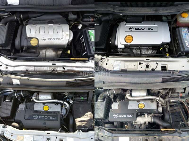 Motori za Opel Zafira od 1999. do 2006. god.