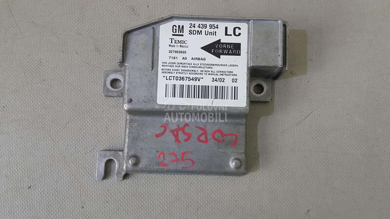 ELEKTRONIKA AIRBAGA za Opel Corsa C