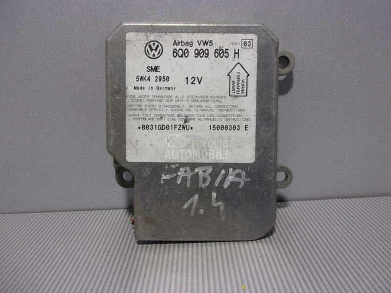 ELEKTRONIKA AIRBAGA za Škoda Fabia