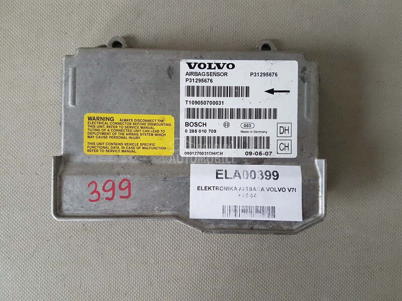 ELEKTRONIKA AIRBAGA za Volvo S70