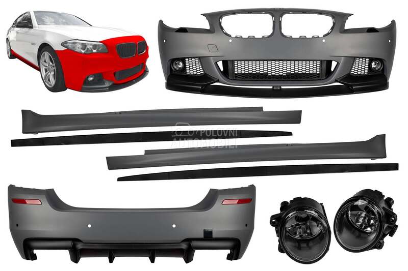 Body kit M Performance F10 za BMW 518, 520, 523 ... od 2010. do 2013. god.